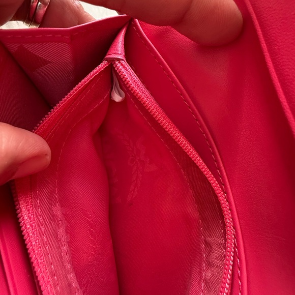 MCM Pink Leather Women's trifold long wallet - Picture 9 of 11